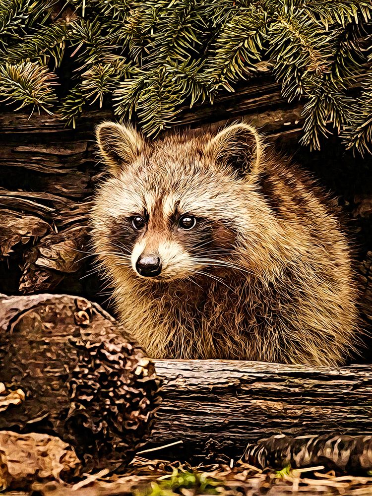 Raccoon art print by Alpenglow Workshop for $57.95 CAD