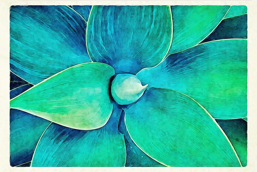 Viridian Starburst art print by Alpenglow Workshop for $57.95 CAD