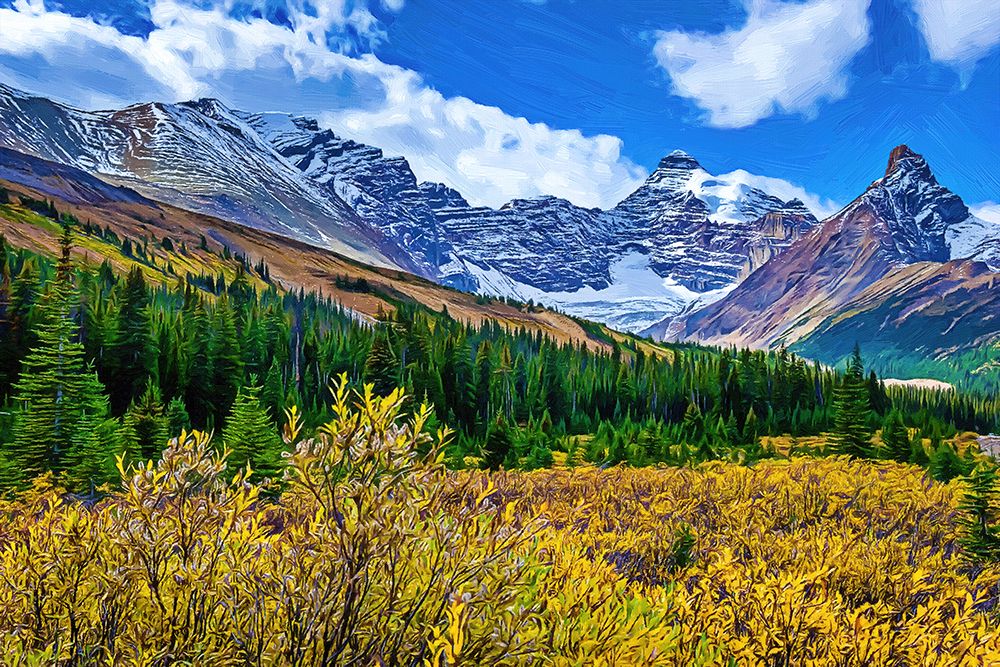 Autumn Mountains art print by Alpenglow Workshop for $57.95 CAD
