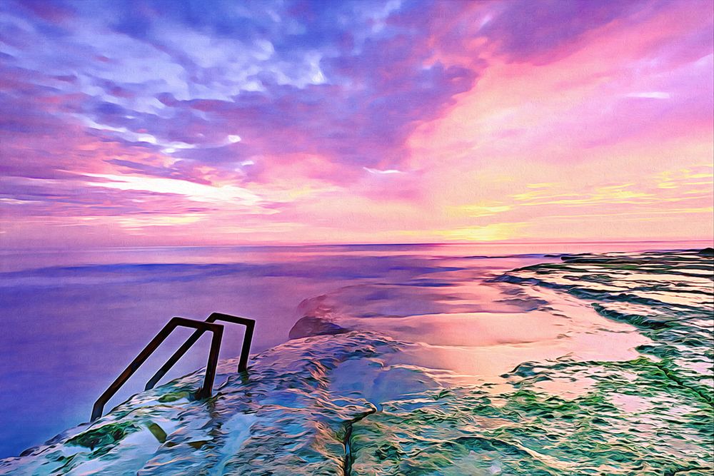 Fair Skies and Calm Sea art print by Alpenglow Workshop for $57.95 CAD