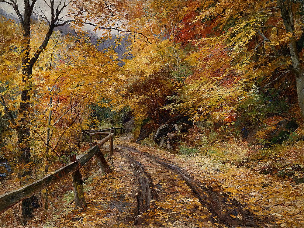 Falling Leaves art print by Alpenglow Workshop for $57.95 CAD