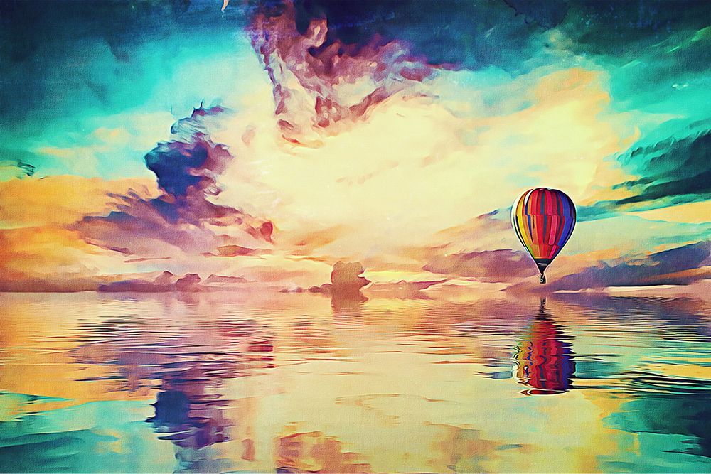 Floating Away art print by Alpenglow Workshop for $57.95 CAD