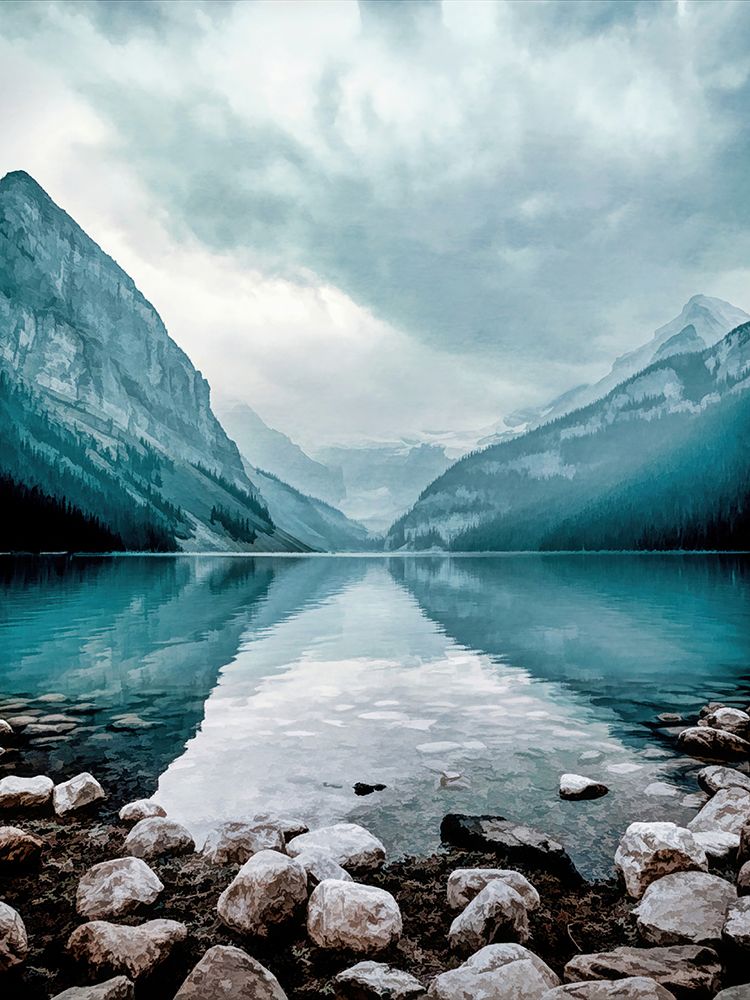 Glacial Lake art print by Alpenglow Workshop for $57.95 CAD