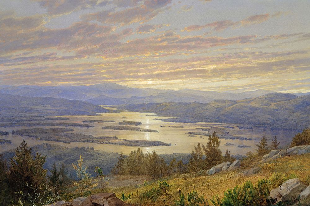 Lake Squam new Hampshire art print by Alpenglow Workshop for $57.95 CAD