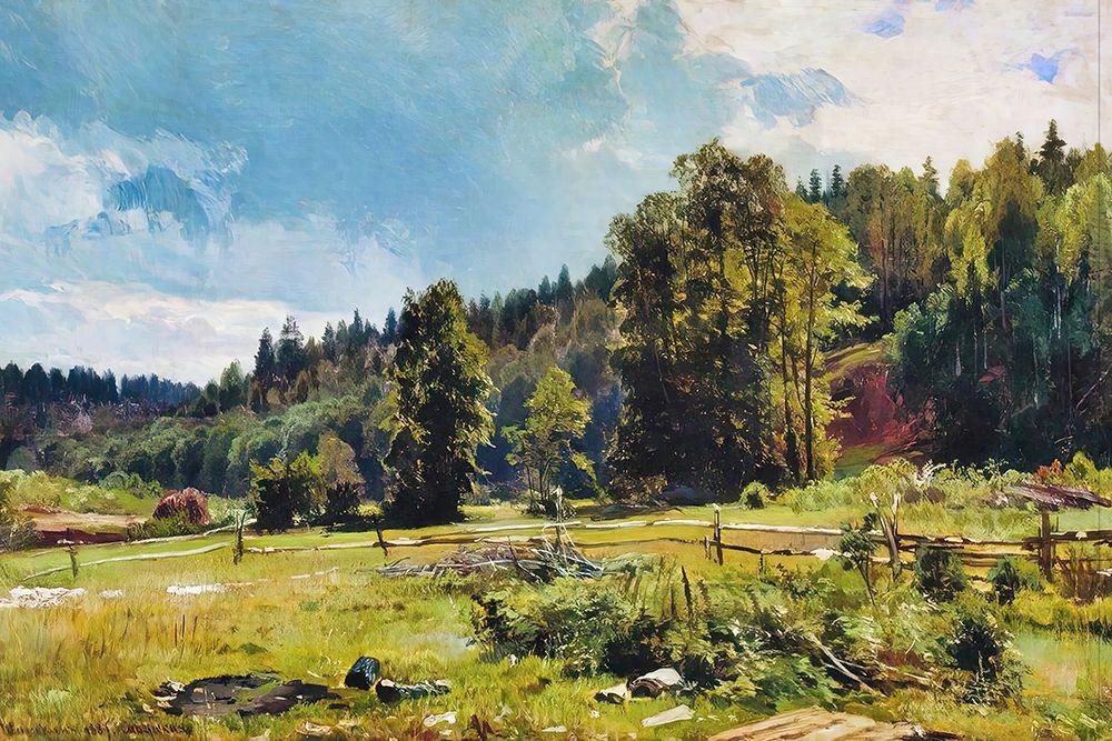 Meadow at the Forest Edge art print by Alpenglow Workshop for $57.95 CAD