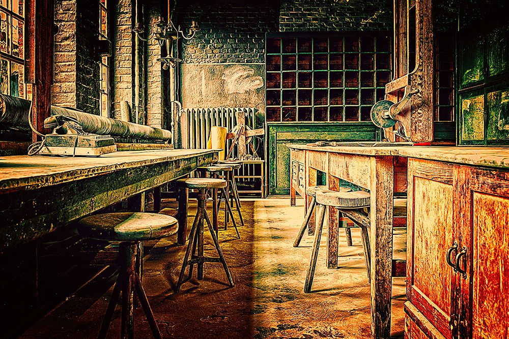 Olde Workshop art print by Alpenglow Workshop for $57.95 CAD