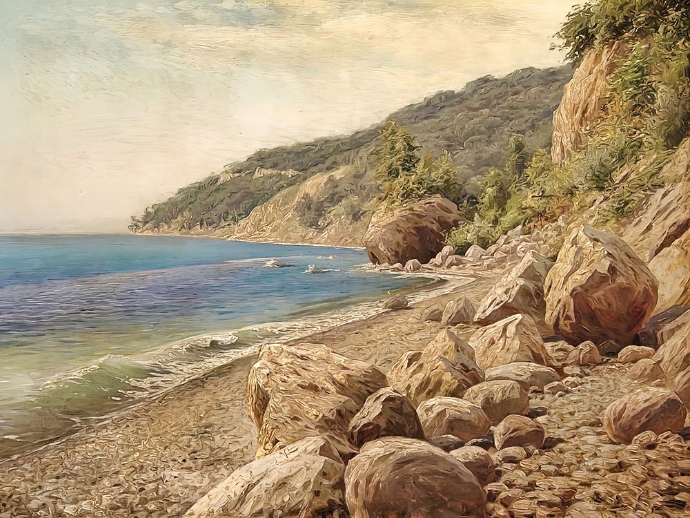 Sandstone Beach art print by Alpenglow Workshop for $57.95 CAD