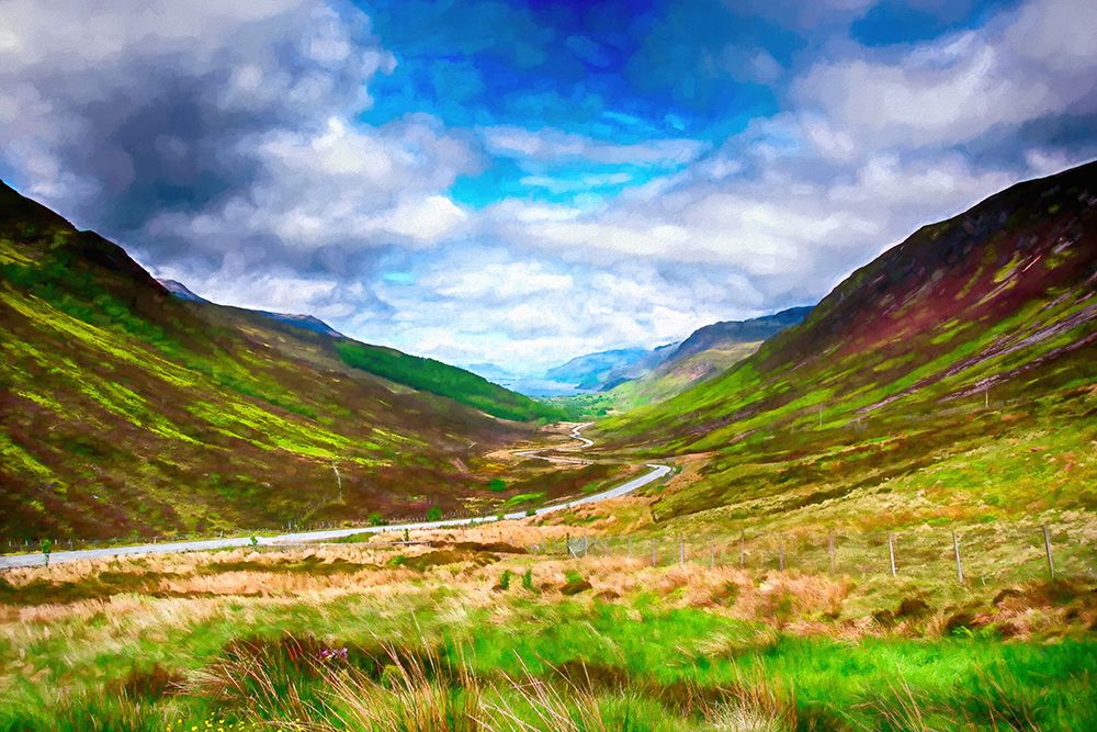 Scottish Highlands art print by Alpenglow Workshop for $57.95 CAD