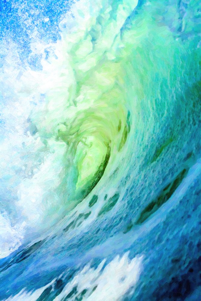 Surfs Up art print by Alpenglow Workshop for $57.95 CAD