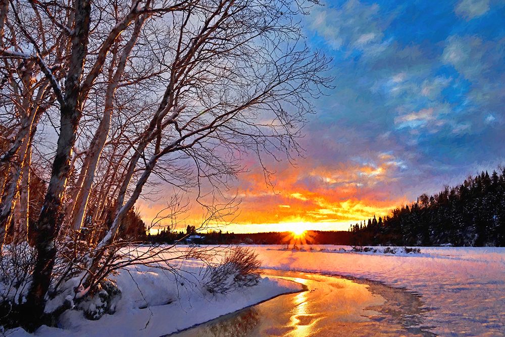 Winter Twilight art print by Alpenglow Workshop for $57.95 CAD