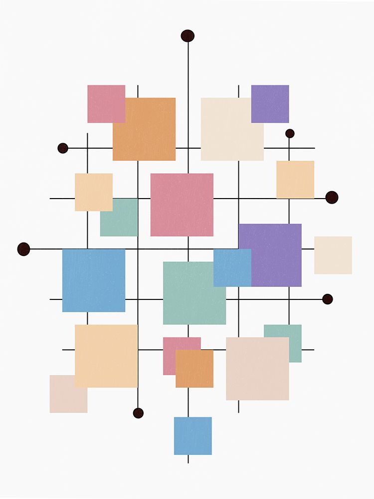 Off the Grid Squares art print by Alpenglow Workshop for $57.95 CAD