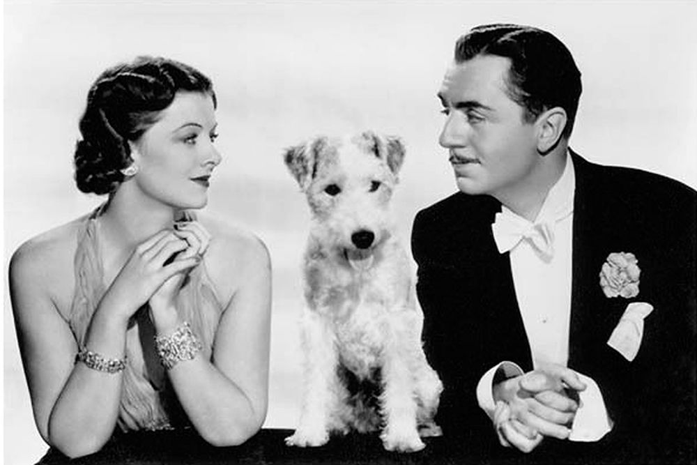 Myrna Loy, Skippy, William Powell, After The Thin Man, 1936 art print by Vintage Hollywood Archive for $57.95 CAD