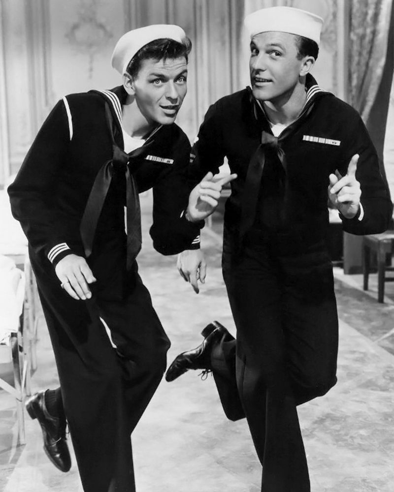 Frank Sinatra and Gene Kelly Dancing, Anchors Aweigh art print by Vintage Hollywood Archive for $57.95 CAD