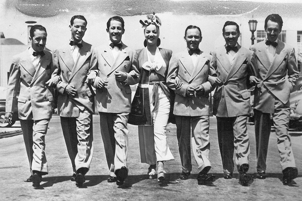 Carmen Miranda, Com o Bando da Lua, Los Angeles, 1942 art print by Vintage Hollywood Archive for $57.95 CAD