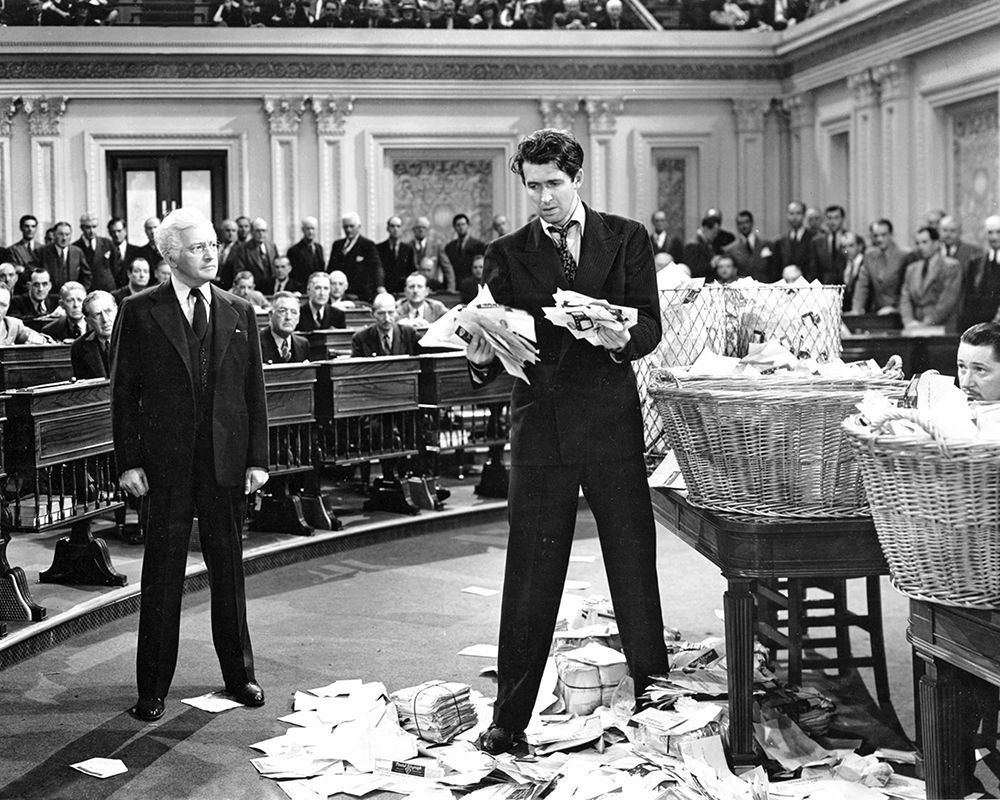 Claude Rains, James Stewart, Mr Smith Goes to Washingon, 1939 art print by Vintage Hollywood Archive for $57.95 CAD