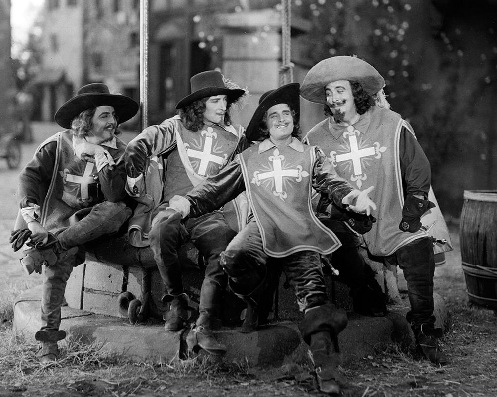 Gino Corrado, Leon Bary, Douglas Fairbanks, Tiny Sandford, 1929 art print by Vintage Hollywood Archive for $57.95 CAD