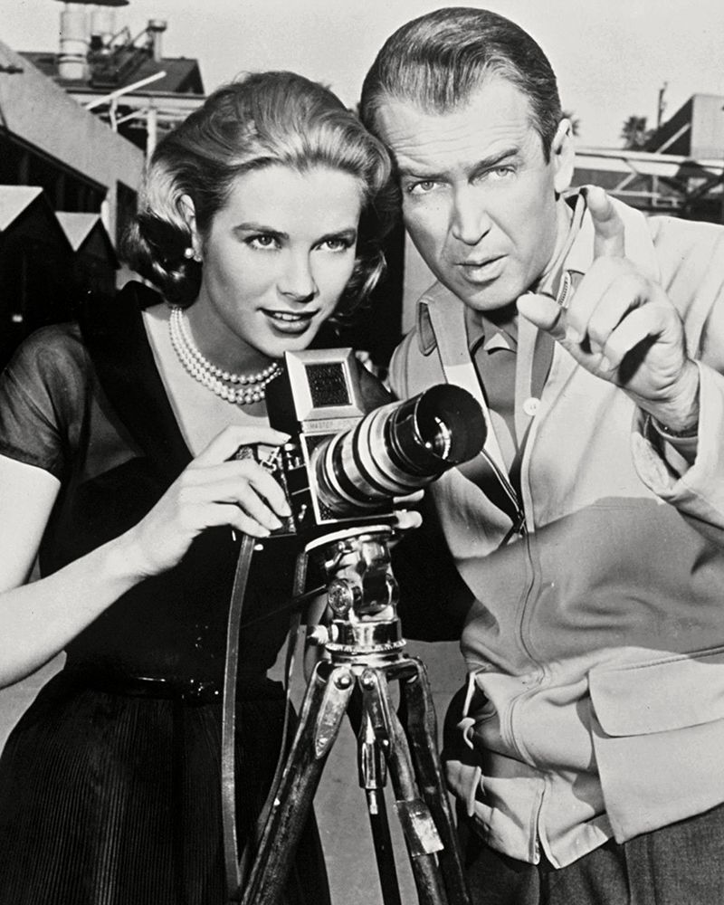 Grace Kelly, James Stewart, 1954 art print by Vintage Hollywood Archive for $57.95 CAD