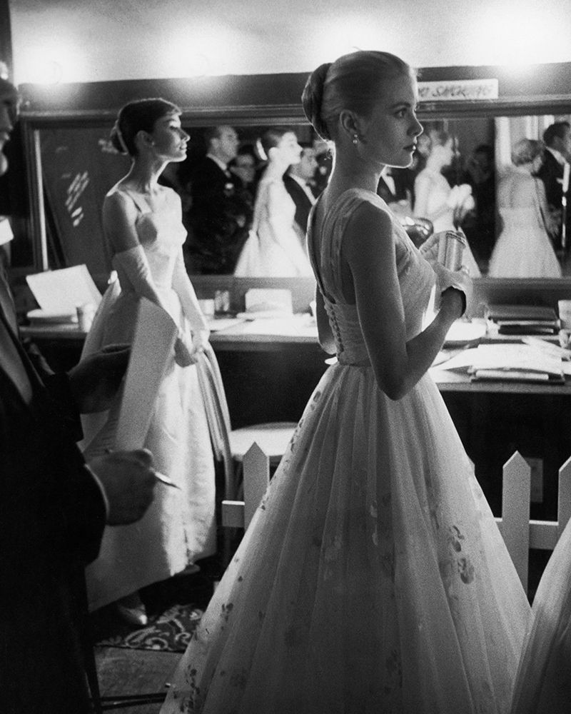 Audrey Hepburn, Grace Kelly, 1954 art print by Vintage Hollywood Archive for $57.95 CAD