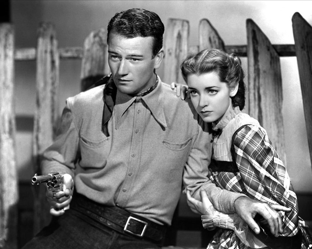 John Wayne, Marsha Hunt, Born to the West art print by Vintage Hollywood Archive for $57.95 CAD