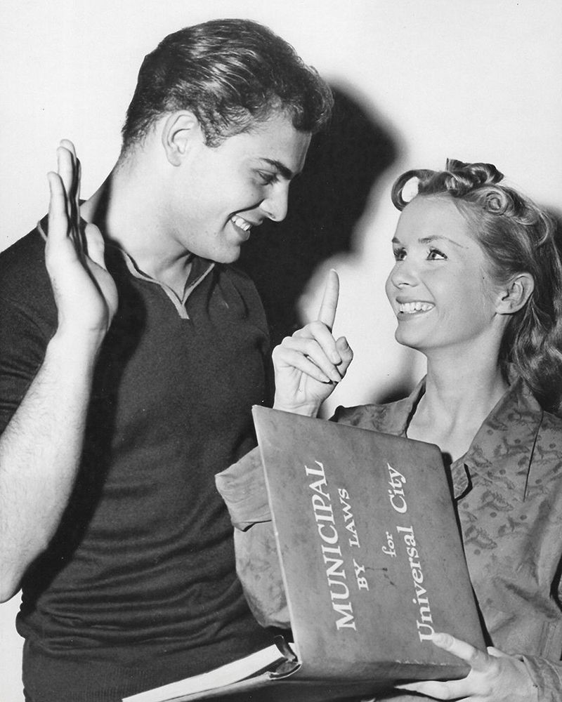 John Saxon, Debbie Reynolds, 1957 art print by Vintage Hollywood Archive for $57.95 CAD