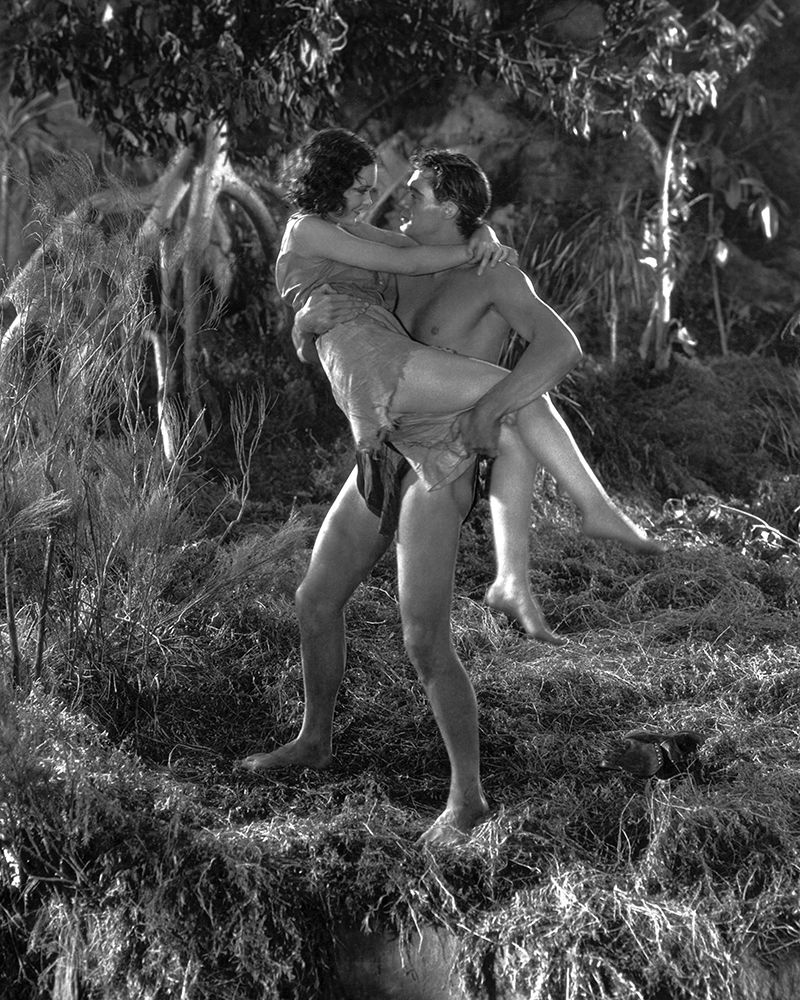 Johnny Weissmuller, Maureen OSullivan, Tarzan the Ape Man, 1932 art print by Vintage Hollywood Archive for $57.95 CAD