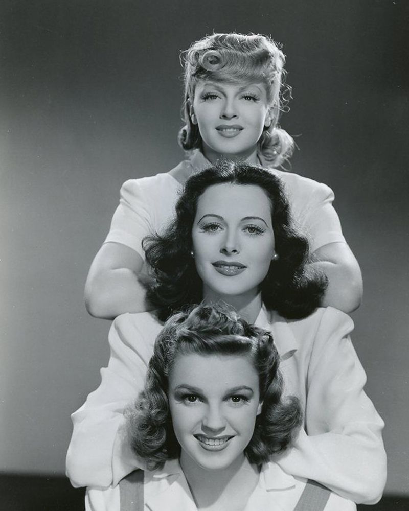 Lana Turner, Hedy Lamarr, Judy Garland, Ziegfield Girl, 1941 art print by Vintage Hollywood Archive for $57.95 CAD