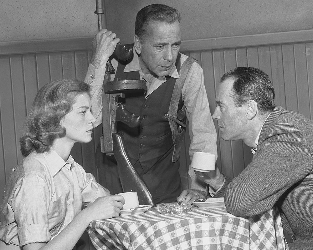 Lauren Bacall, Humphrey Bogart, Henry Fonda, Petrified Forest, 1955 art print by Vintage Hollywood Archive for $57.95 CAD