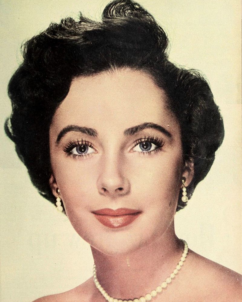 Elizabeth Taylor 1950 art print by Vintage Hollywood Archive for $57.95 CAD