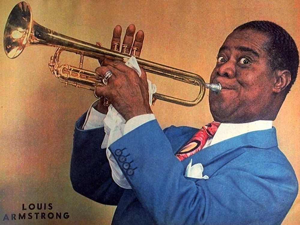 Louis Armstrong art print by Vintage Hollywood Archive for $57.95 CAD