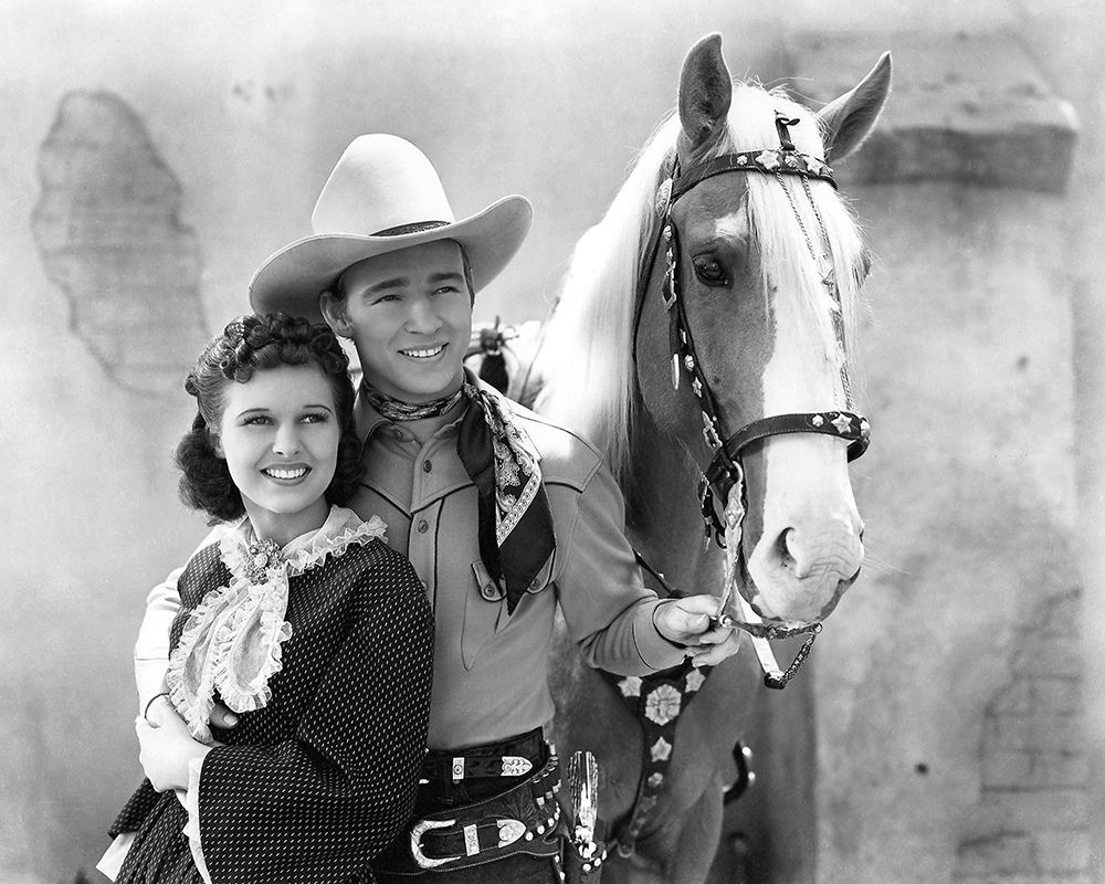 Roy Rogers, Lynne Roberts, Billy the Kid Returns, 1936 art print by Vintage Hollywood Archive for $57.95 CAD