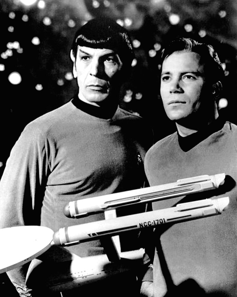 Leonard Nimoy, William Shatner, Star Trek, 1968 art print by Vintage Hollywood Archive for $57.95 CAD