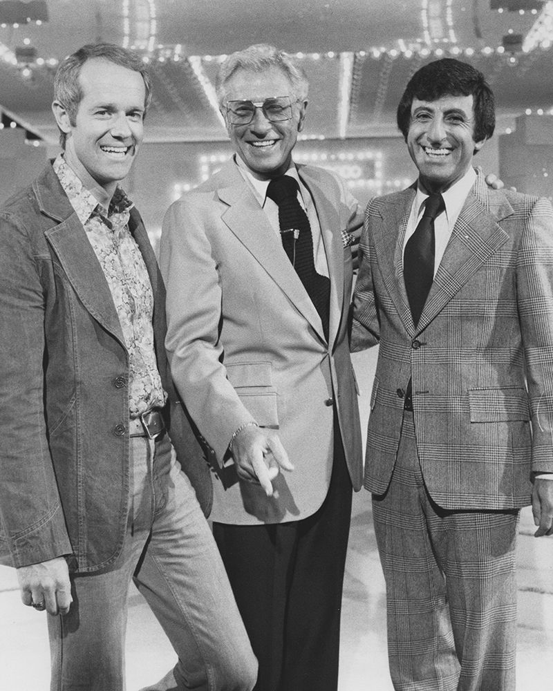 Mike Farrell, Allen Ludden, Jamie Farr, Stumpers, 1976 art print by Vintage Hollywood Archive for $57.95 CAD