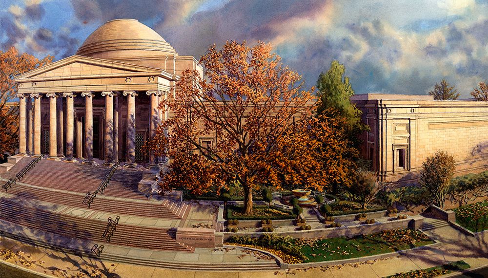 Washington Chronicle National Gallery of Art art print by John Z. Wang for $57.95 CAD