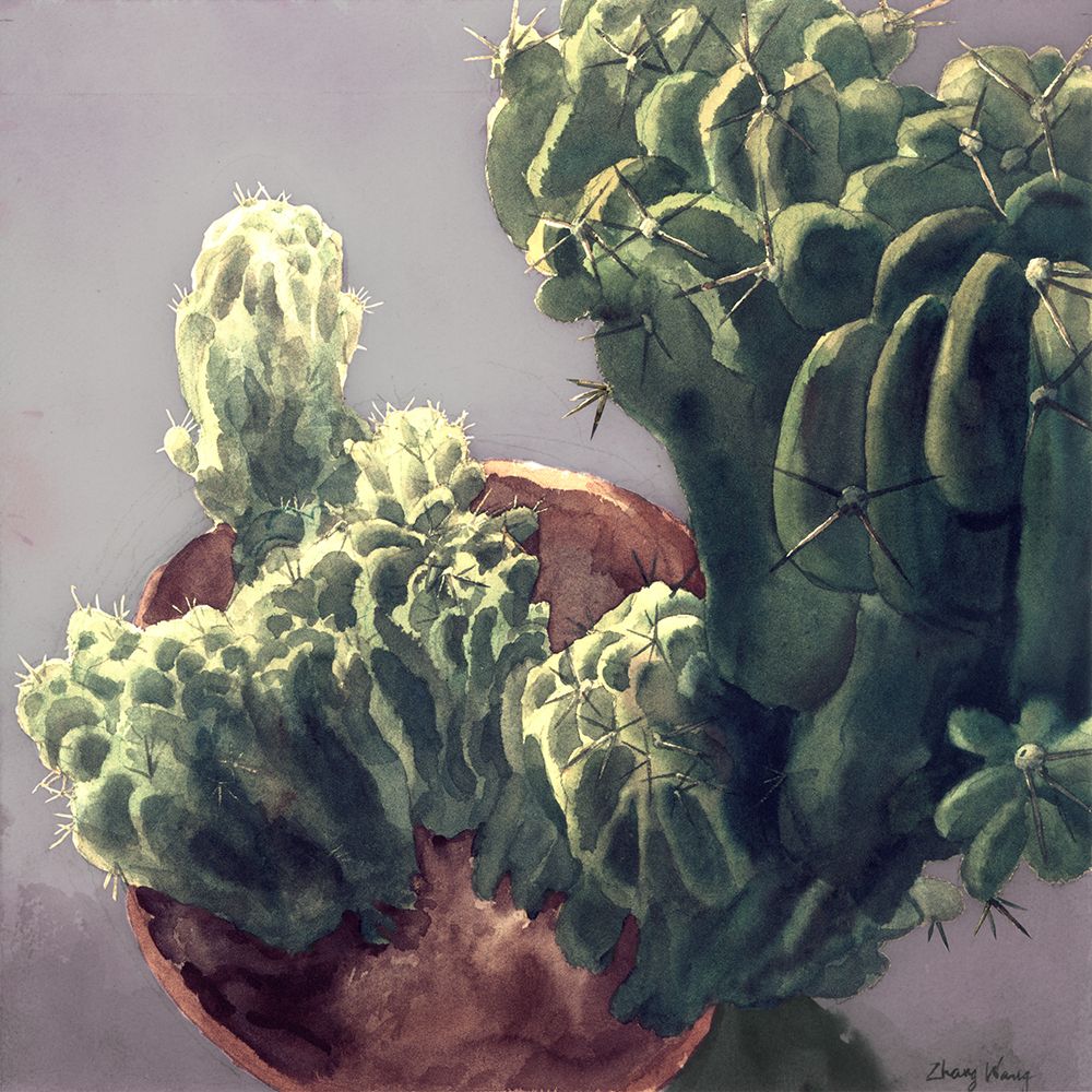 Cactus art print by John Z. Wang for $57.95 CAD