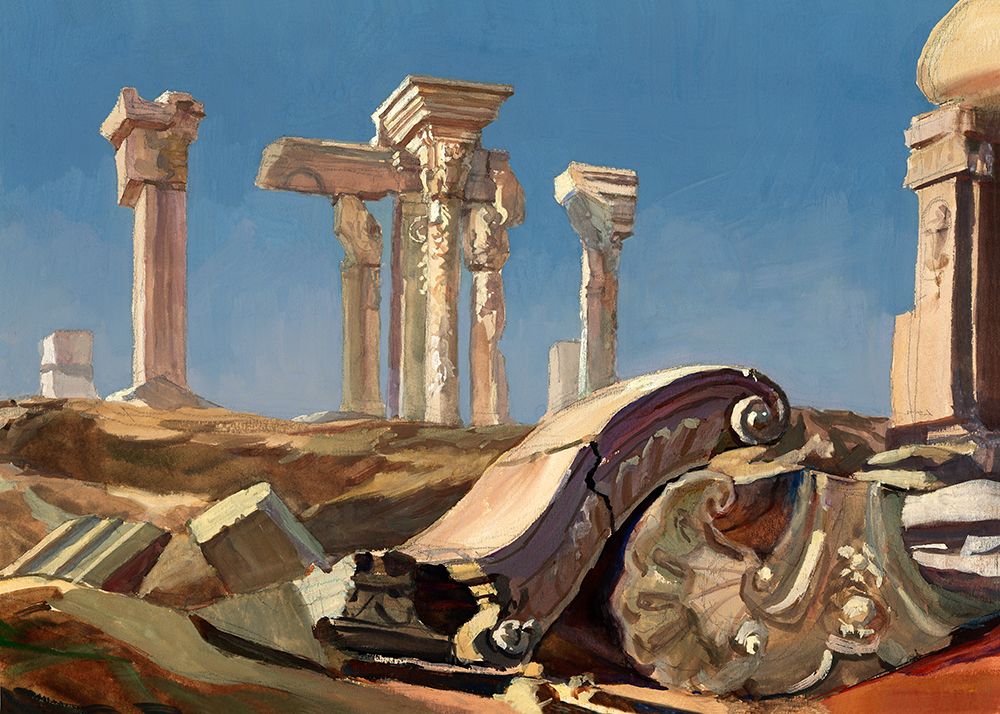 Ruins at Yuanmingyuan art print by John Z. Wang for $57.95 CAD