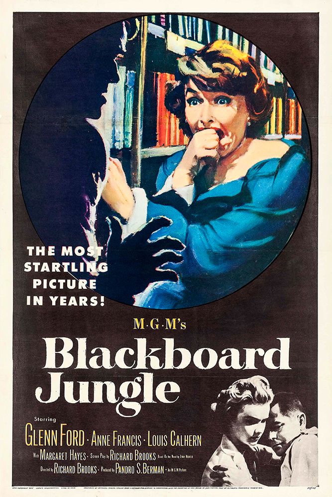Blackboard Jungle-1955 art print by Vintage Hollywood Archive for $57.95 CAD