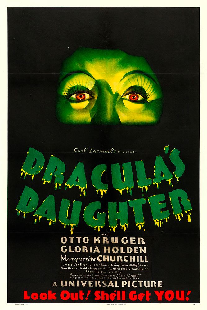 Draculas Daughter-1936 art print by Vintage Hollywood Archive for $57.95 CAD