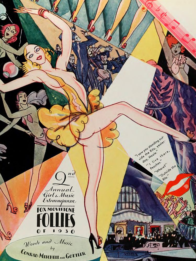Fox Movietone Follies-1929 art print by Vintage Hollywood Archive for $57.95 CAD