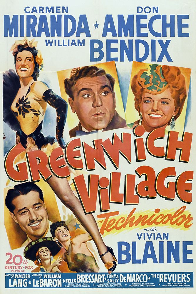 Greenwich Village-1944 art print by Vintage Hollywood Archive for $57.95 CAD