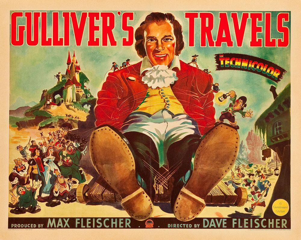 Gullivers Travels-1939 art print by Vintage Hollywood Archive for $57.95 CAD