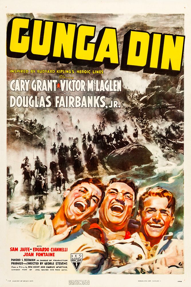 Gunga Din-1938 art print by Vintage Hollywood Archive for $57.95 CAD