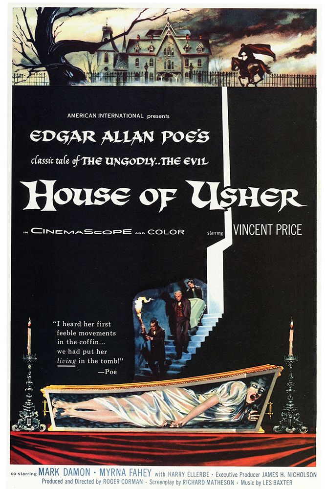 House of Usher-1960 art print by Vintage Hollywood Archive for $57.95 CAD