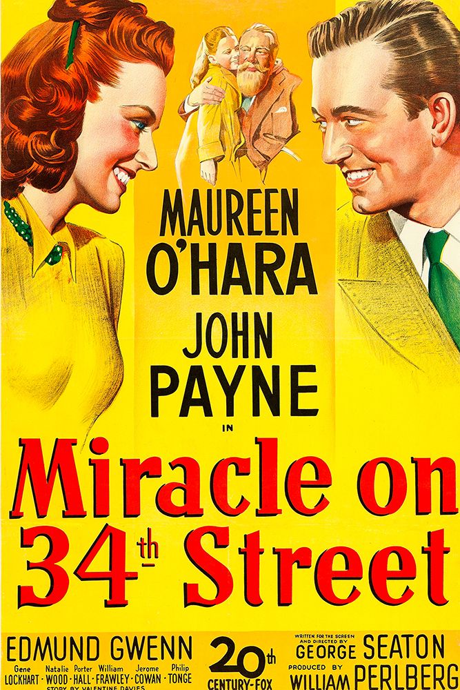 Miracle on 34th Street-1947 art print by Vintage Hollywood Archive for $57.95 CAD