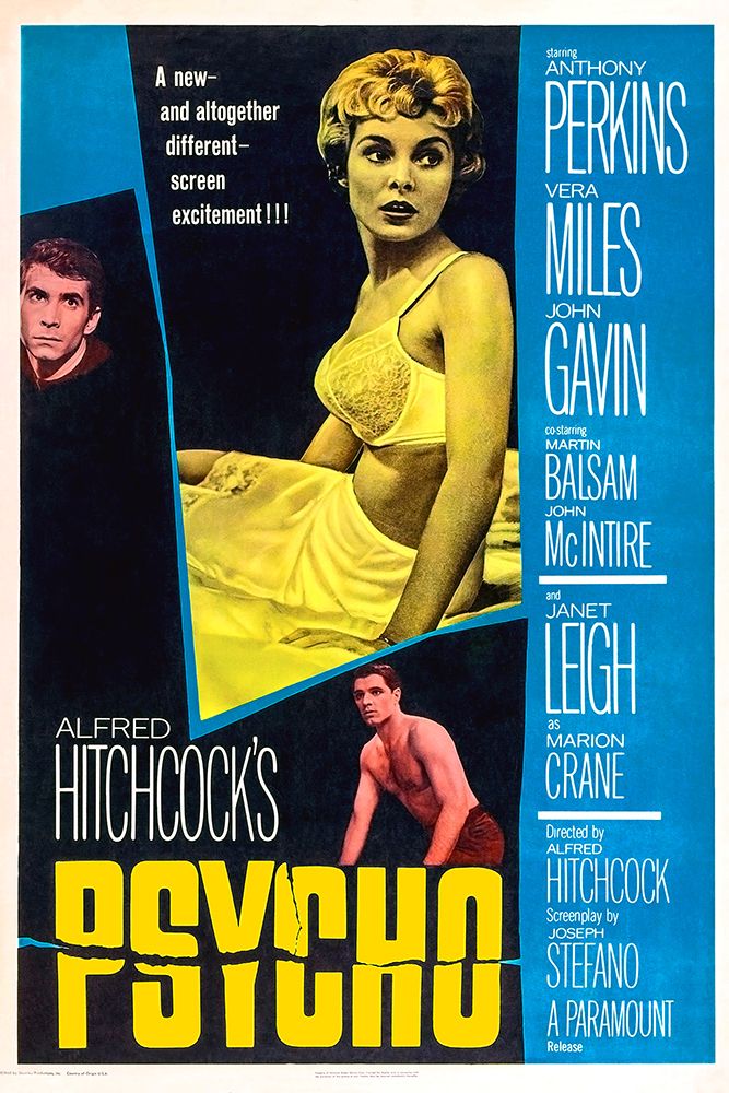 Psycho-1960 art print by Vintage Hollywood Archive for $57.95 CAD