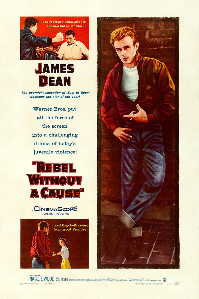 Rebel without a Cause-1955 art print by Vintage Hollywood Archive for $57.95 CAD