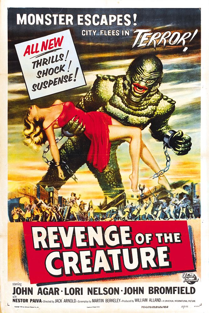 Revenge of the Creature-1955 art print by Vintage Hollywood Archive for $57.95 CAD