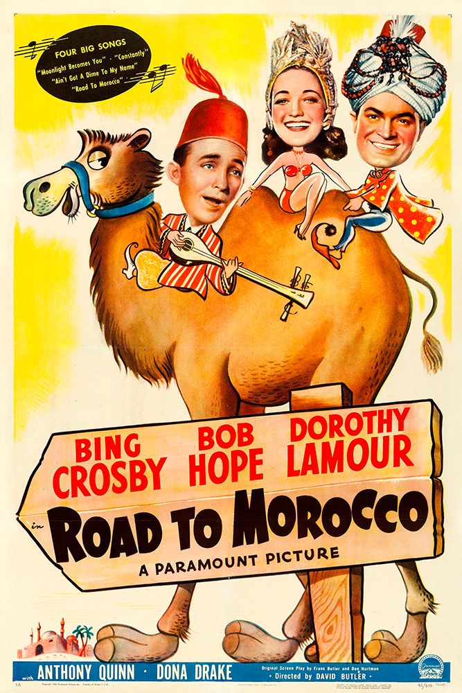 Road to Morocco-1942 art print by Vintage Hollywood Archive for $57.95 CAD