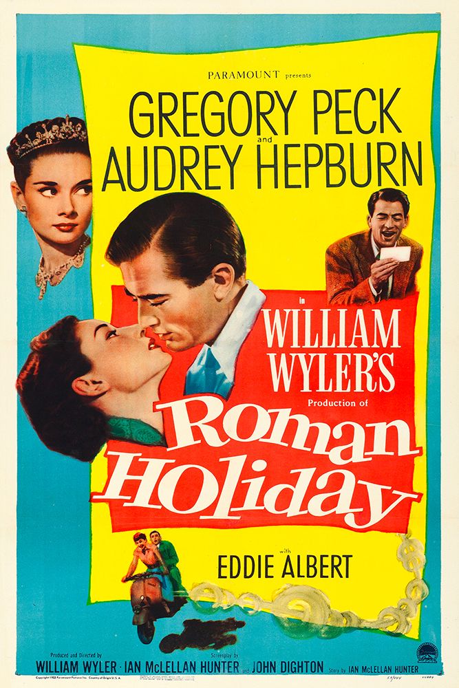 Roman Holiday-1953 art print by Vintage Hollywood Archive for $57.95 CAD