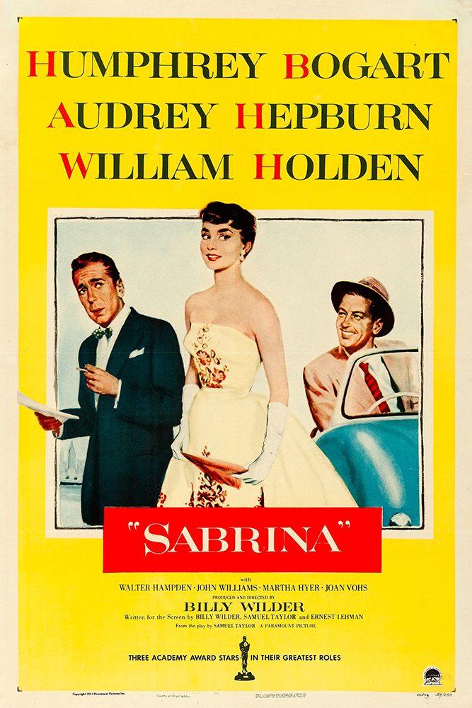 Sabrina-1954 art print by Vintage Hollywood Archive for $57.95 CAD