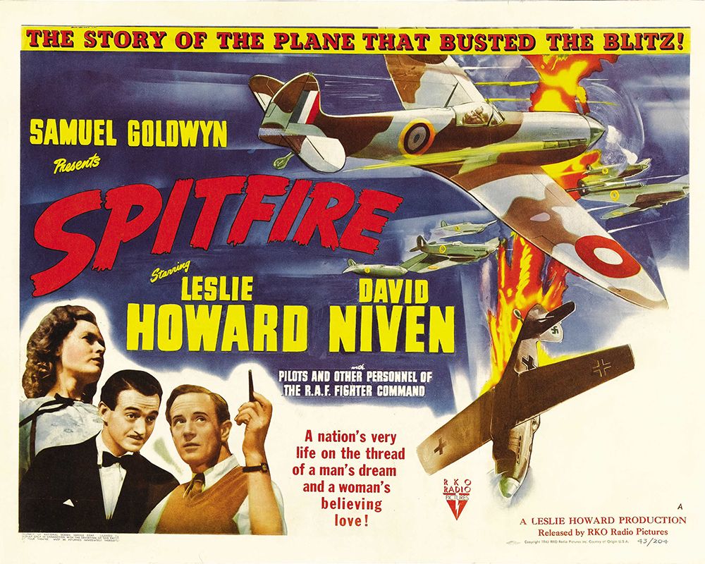 Spitifire Lobby Card-1943 art print by Vintage Hollywood Archive for $57.95 CAD